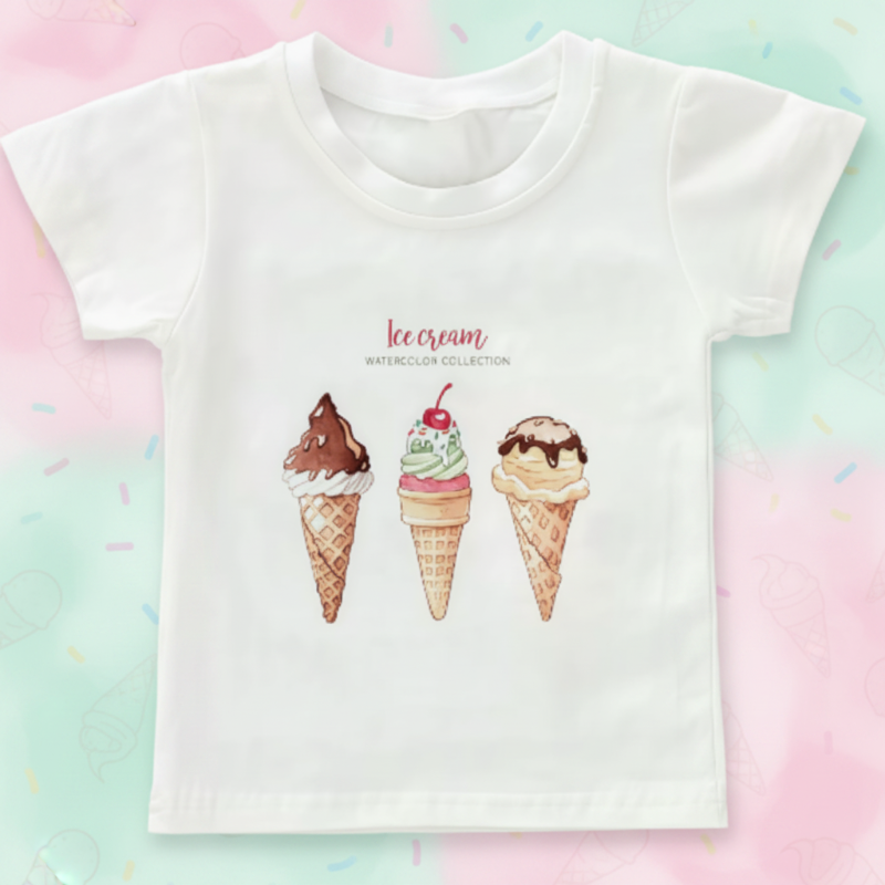 Boys & Girls Summer Tee – Komfortabel og leken – T-skjorte for barn med morsomt trykk