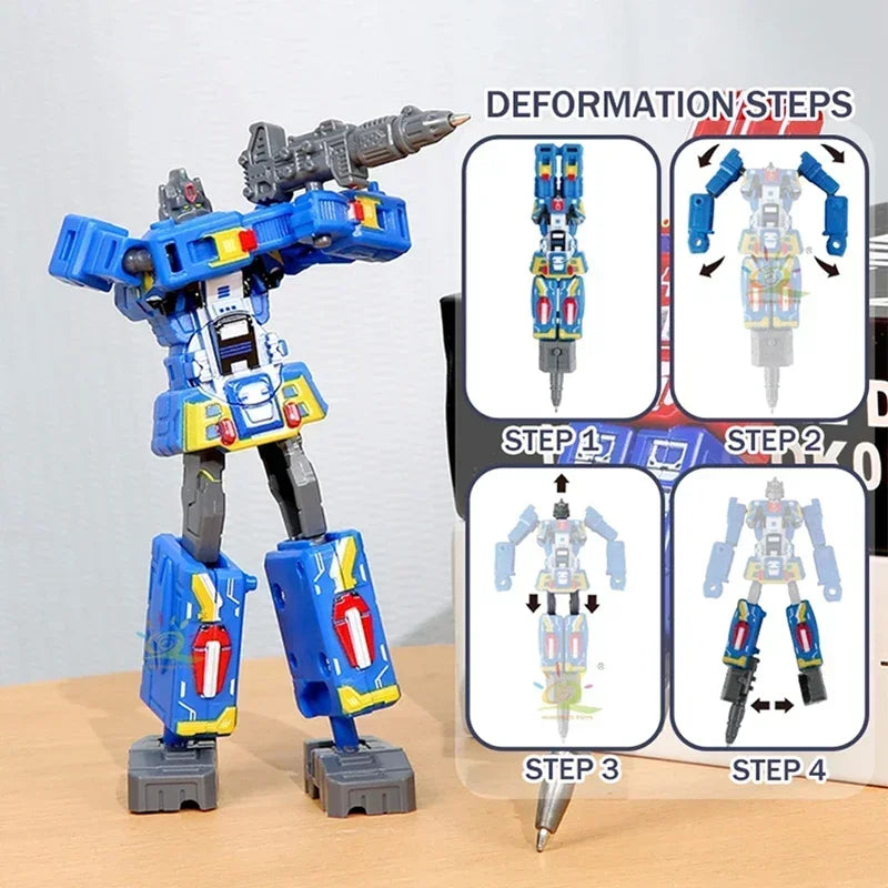 Flip Droid - Tegn eller transformer - Transformerbar robotpenn