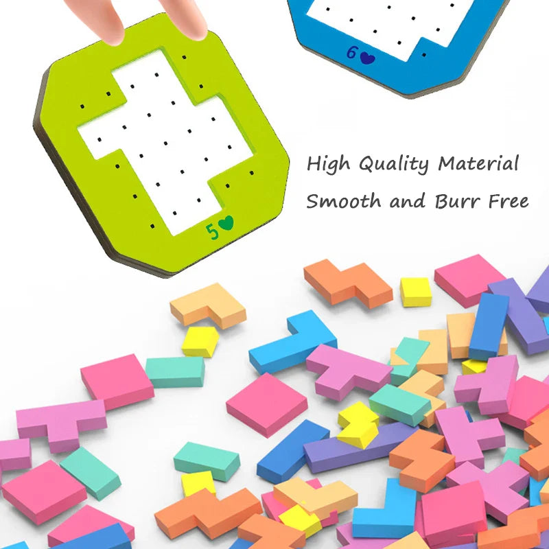 Logic Blocks™ – Farge og kreativitet – Geometriske puslespill