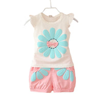 Thumbnail for Mini Fashion™ - Sommersett i bomull - shorts og t-skjorte