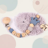 Thumbnail for Personalized Pacifier Chain – Sikker og stilig – Personlig smykkekjede til smokk