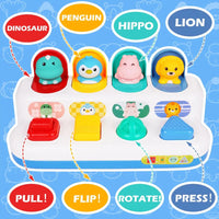 Thumbnail for Pop Up Activity Toy – Oppdag & Lær – Sensorisk babyleketøy