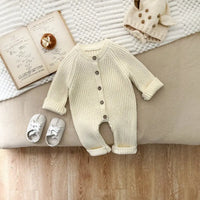 Thumbnail for CozyCotton – Komfortabel og stilig - Strikket Romper
