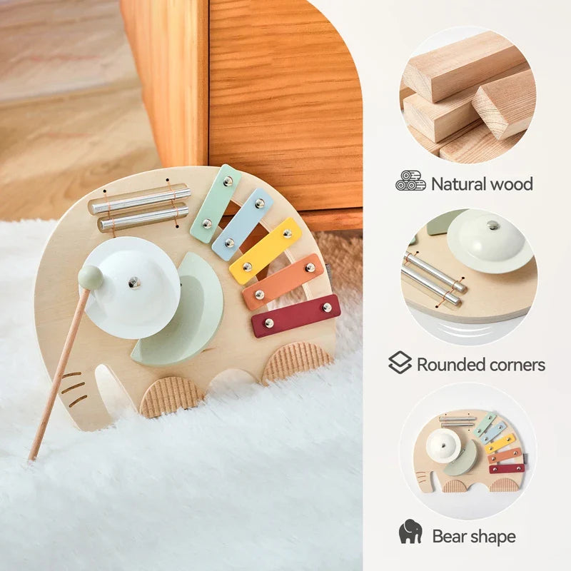 HarmonyWood – Montessori & Kreativt – Treinstrument: Xylofon