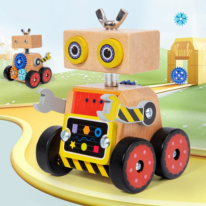 Woods - Bygg og lek - Konstruksjonsrobot i tre