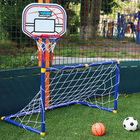 Thumbnail for Kids Ball Games - Dobbel lekeglede – fotball- og basketballlekesett