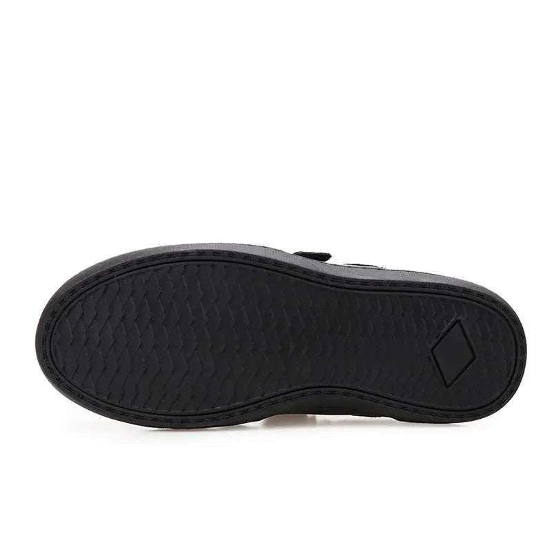 MonoWalk – Lett og bærekraftig – Lærsko med borrelås