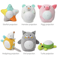 Thumbnail for StarPlush – Myk og beroligende – kosedyr med nattlampe-projektor