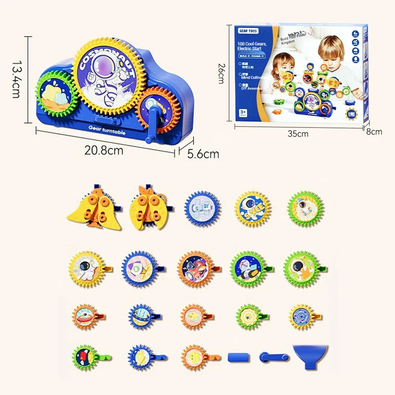SmartGears – Lærerikt og morsomt – 3D elektrisk tannhjulssett
