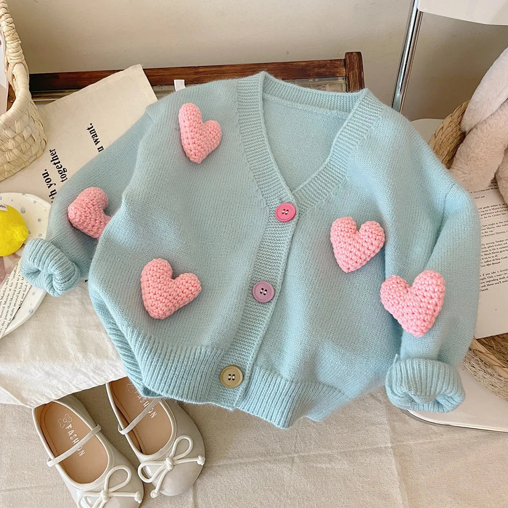 Mini Fashion™ - Trendy og komfortabel - Jakke med hjerter