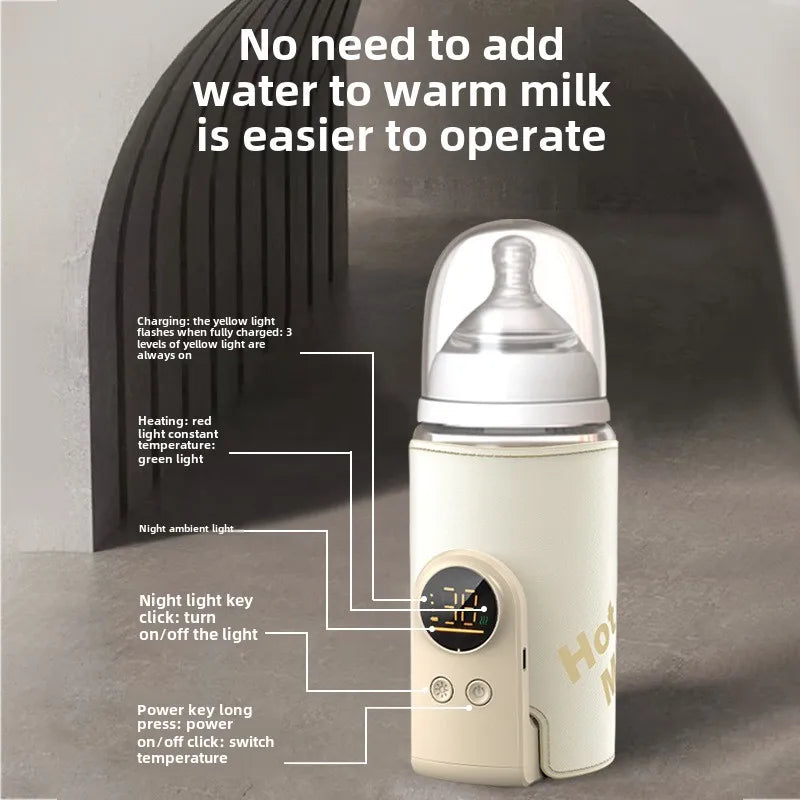 SmartBottle - Alltid klar og varm - Trådløs oppladbar melkevarmer