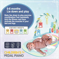Thumbnail for Musical Baby Play Gym – Fargerikt og lærerikt – Baby Gym-teppe