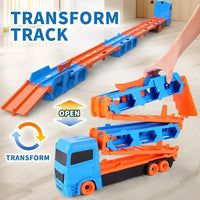 Thumbnail for Mega Transporter - 9-i-1 Racesjov – Transformerbar leketøystruck