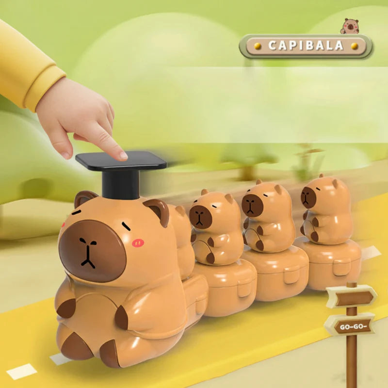 Capybara Train Toy – Lekent og søtt – Trafikkertog