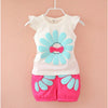 Mini Fashion - Sommersett i bomull - shorts og t-skjorte