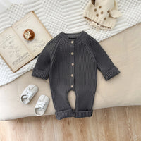 Thumbnail for CozyCotton – Komfortabel og stilig - Strikket Romper