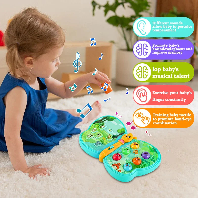 Musical Butterfly™ - Magisk sommerfugl med lyder - Interaktive leker