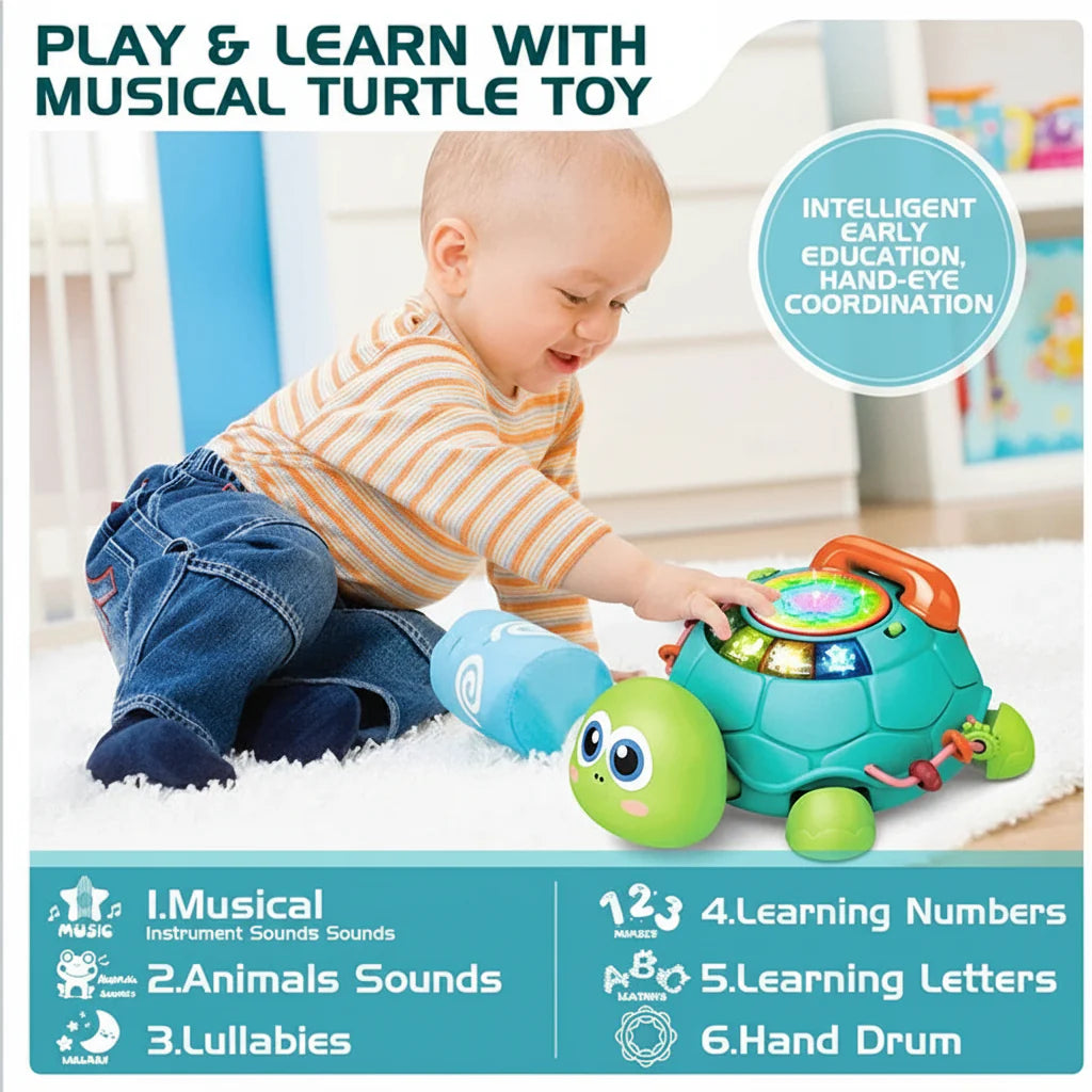 SmartTurtle – Interaktiv og musikalsk - skilpaddeleketøy med sanger