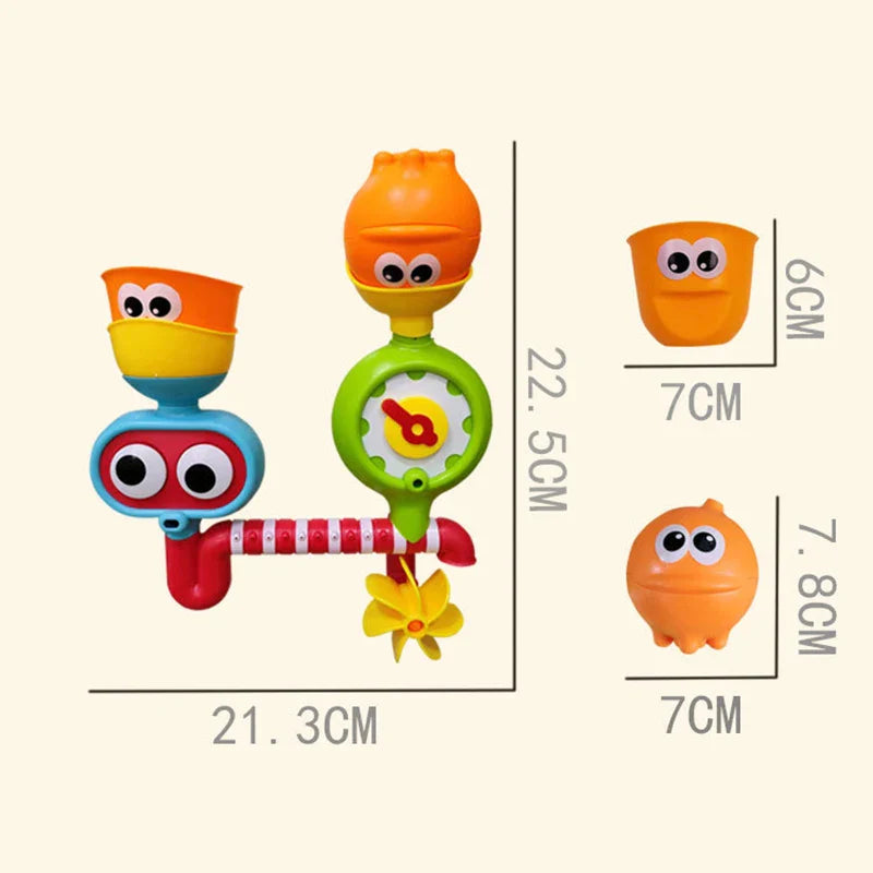 Waterwheel Fun™ – Fontene til badekar – Badeleker for baby