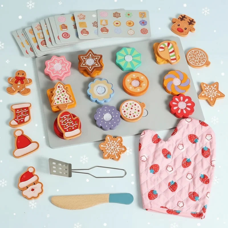 TinyKitchen – Kreativt og lekent – Sorteringsspill med trebiter