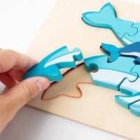 Thumbnail for Animal Puzzle – Oppdag og lær – Tegneseriepuslespill i tre