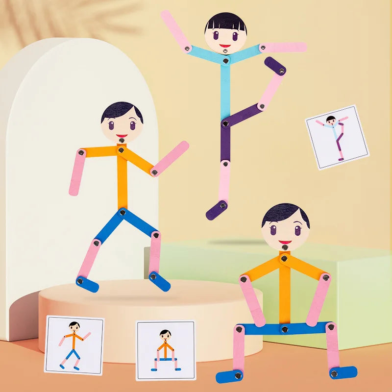PlayGrow - Lekende vekst - Montessori-puslespill Sportmann