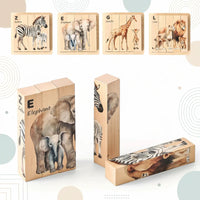 Thumbnail for ZooStack – Tre & Interaktivt – Dyreklosser Puzzle