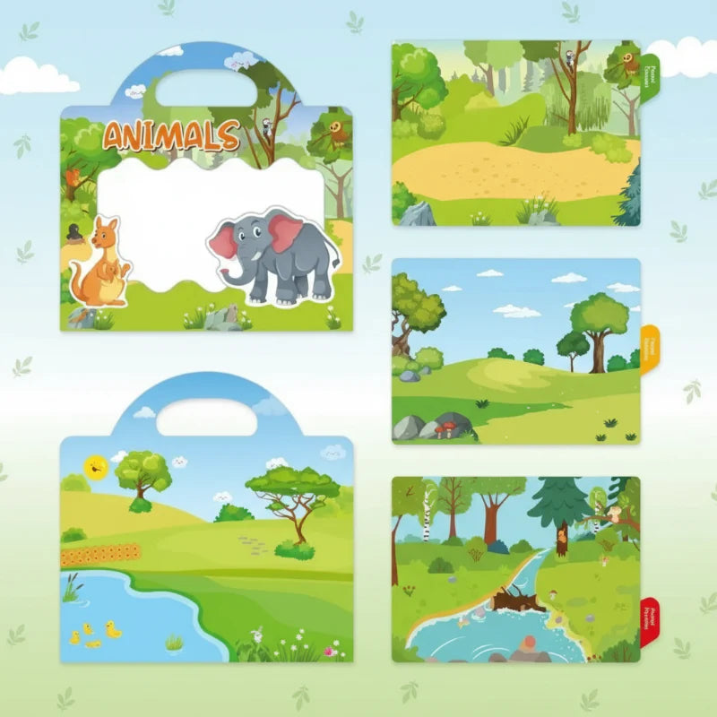 StickerFun – Fargerik og lærerik - gjenbrukbar klistremerkebok