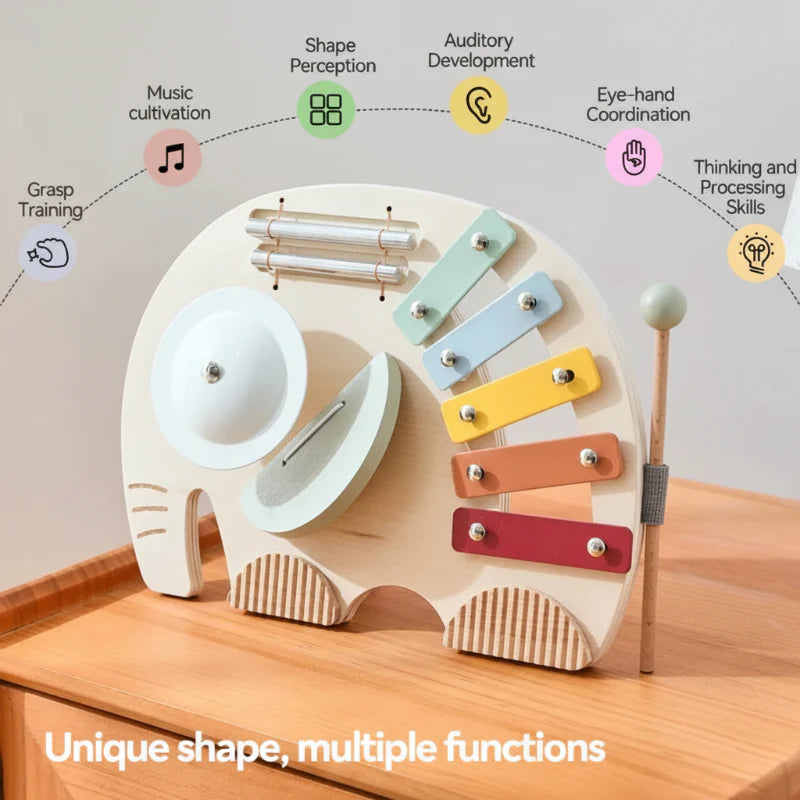 HarmonyWood – Montessori & Kreativt – Treinstrument: Xylofon