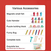 Thumbnail for Montessori Hammering Toy – Motorikk og læring – 8-i-1 lekesett