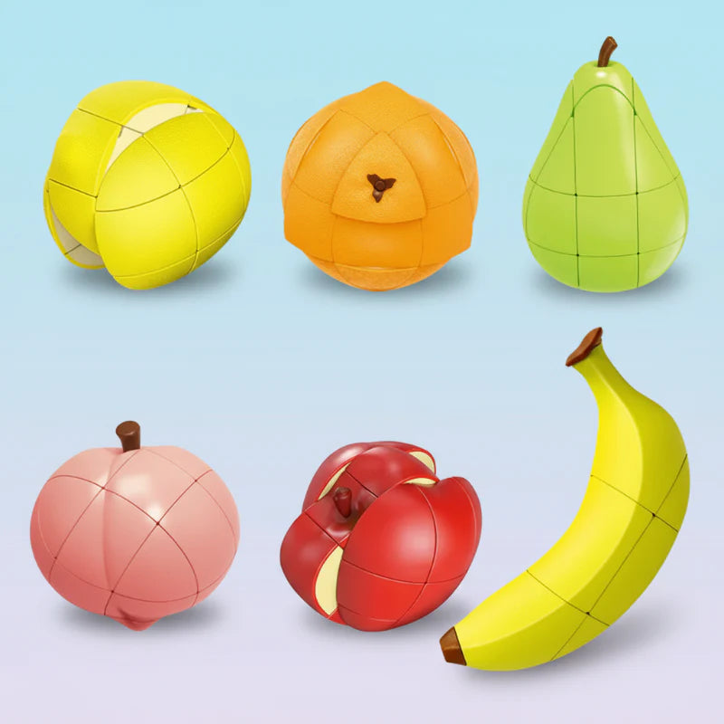 FruitCube – Fargerik og utfordrende – Montessori fruktpuslespill