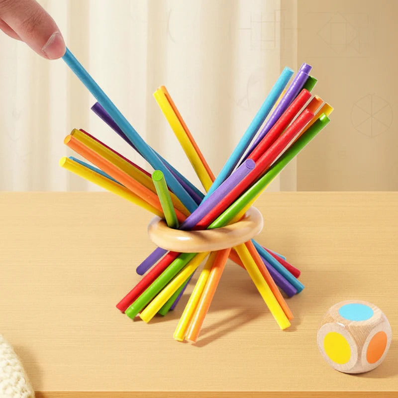 Wooden Stick Battle Game – Tenkning & Interaktivt – Strategisk brettspill