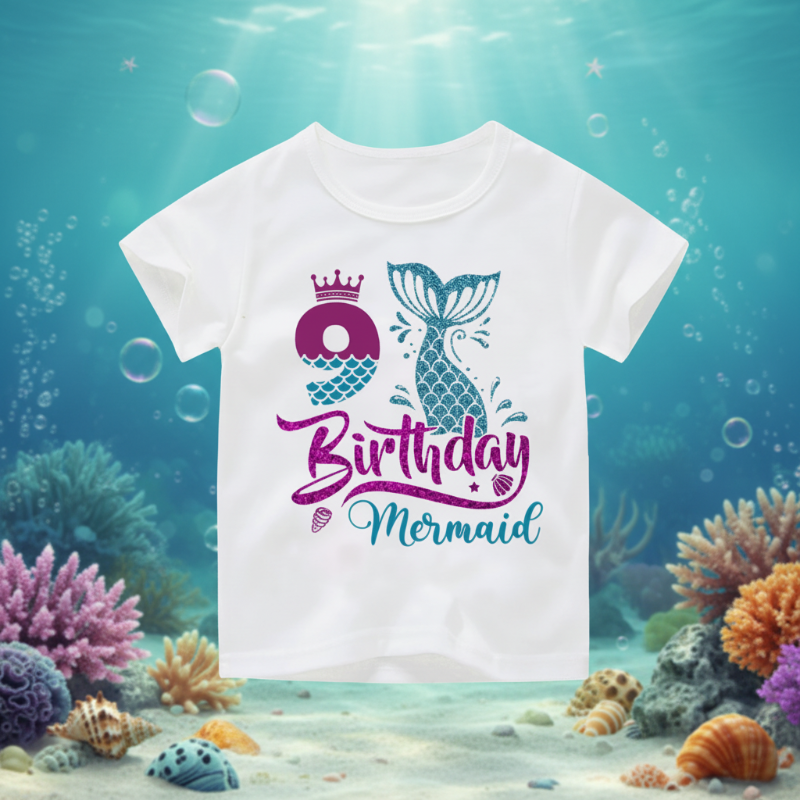 Birthday Graphic Tee – Søt og luftig – bursdags-T-skjorte for barn