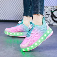 Thumbnail for Light-Up Skate Shoes – LED & Komfortable – Selvlysende rullesko