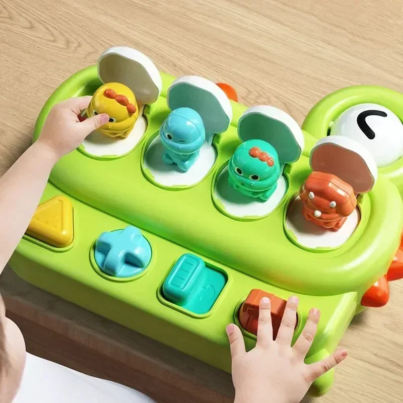 Peek & Play™ - Klikk, Vri, Overraskelse - Baby Pop-up Leke