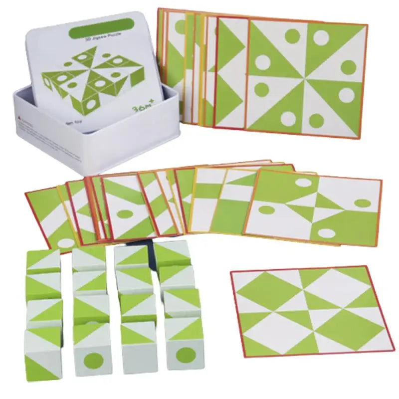 BrainBlocks™ – Slank og kreativ – Houten Geometric Brainteaser