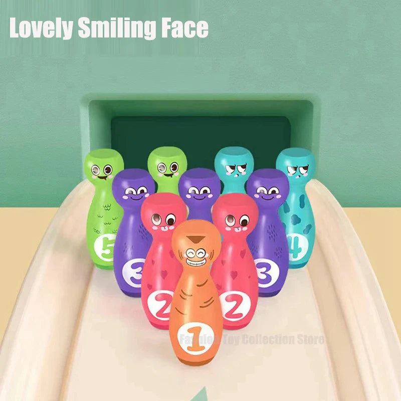 Bowling Game Set - Fargerik og morsom - leketøysbowlingsett