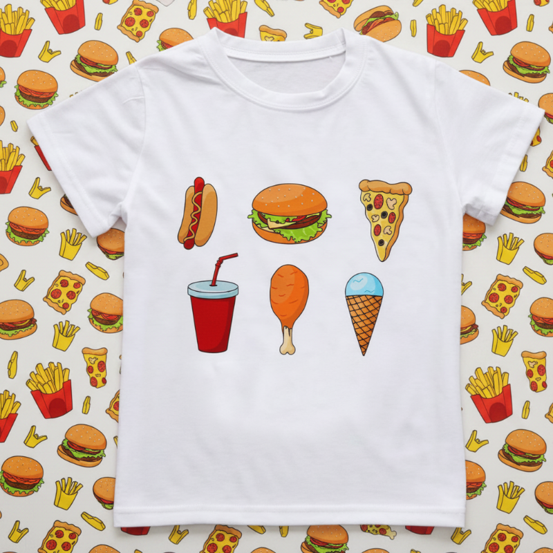Boys & Girls Summer Tee – Komfortabel og leken – T-skjorte for barn med morsomt trykk