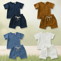 Thumbnail for Baby Summer Outfit – Luftig og behagelig – Klesett