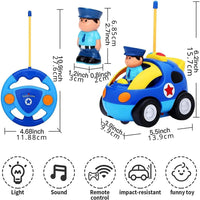 Thumbnail for Police Toy Car™ - Politilekebil - Fjernstyrt bil