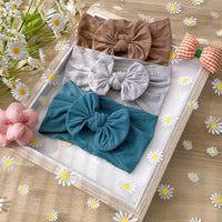 Thumbnail for Mini Fashion – Fasjonable og myke – Pannebånd med sløyfe for barn