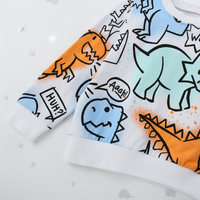 Thumbnail for Kids Dinosaur Sweatshirt – Komfort og stil – Dino barnegenser