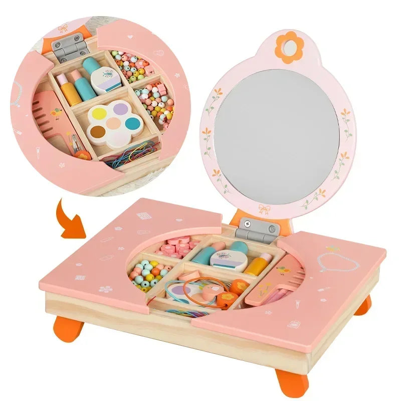 MiniDresser – Lærings- og rollespill – Sminkebord for barn