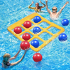 Pool Tic Tac Toe – Fargerikt og morsomt - Pool-lekesett med fire på rad