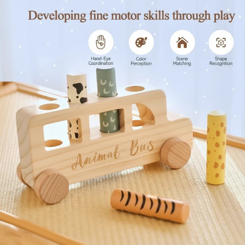 PressBus – Montessori & Lærerikt – Trepressespillbuss