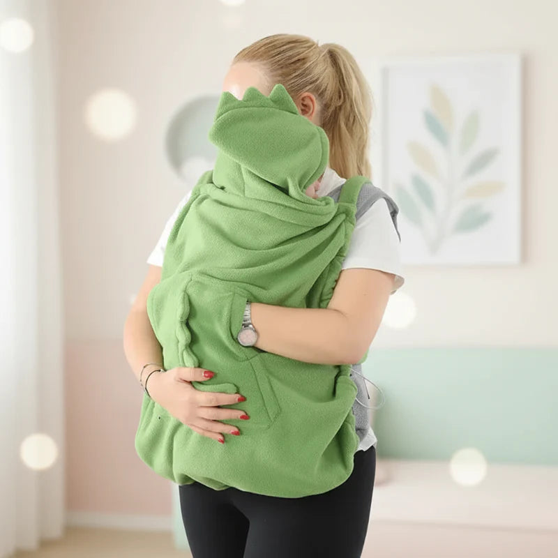 Dinosaur Baby Carrier Cover – Varmt og behagelig – Dino Baby-teppe