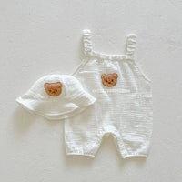 Thumbnail for Mini Fashion - Kjølig og komfortabel - Hagebukse for baby med lue