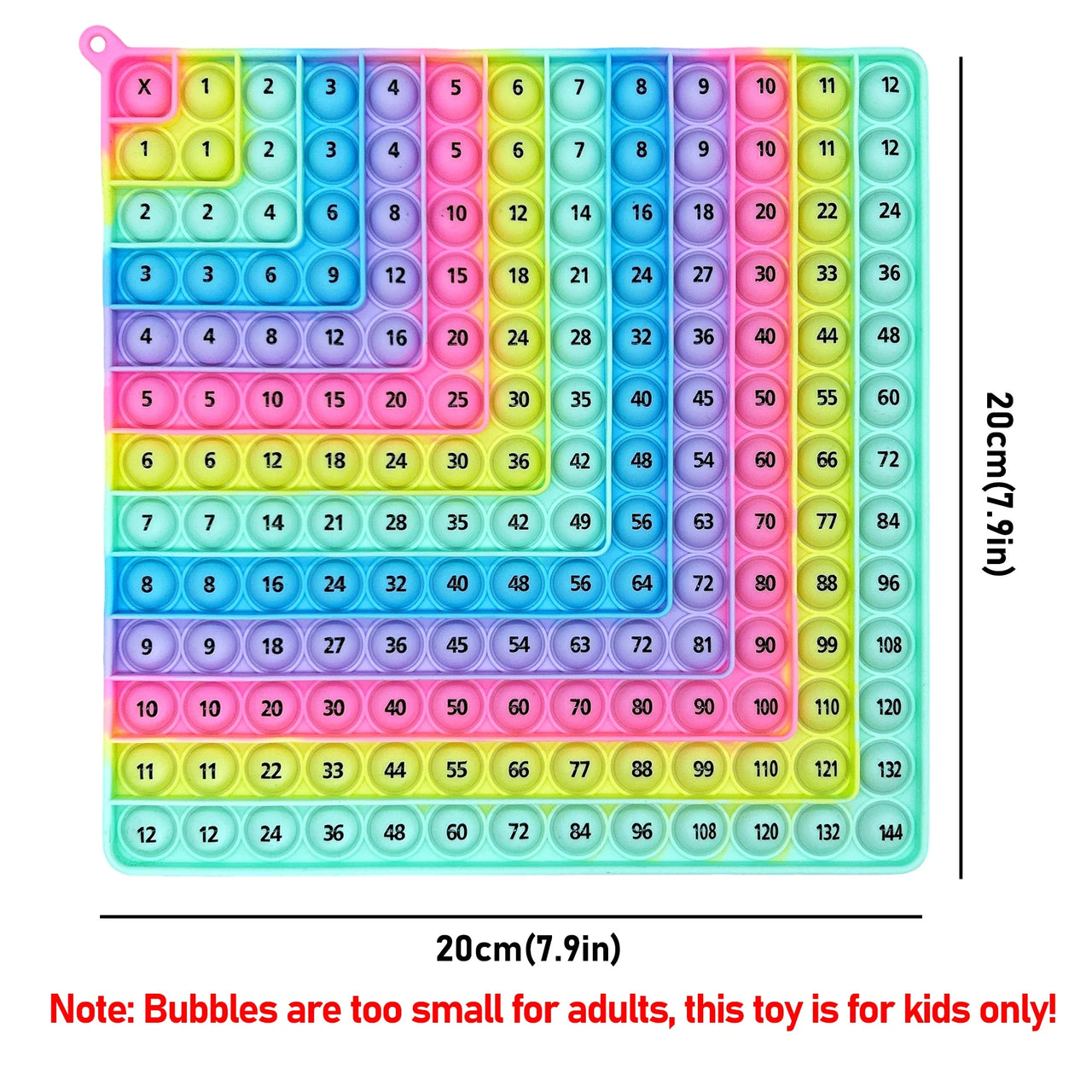 Multicolor Fidget Board - Forbedre regneferdighetene - Reken fidgetbrett