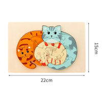 Thumbnail for Animal Puzzle – Oppdag og lær – Tegneseriepuslespill i tre