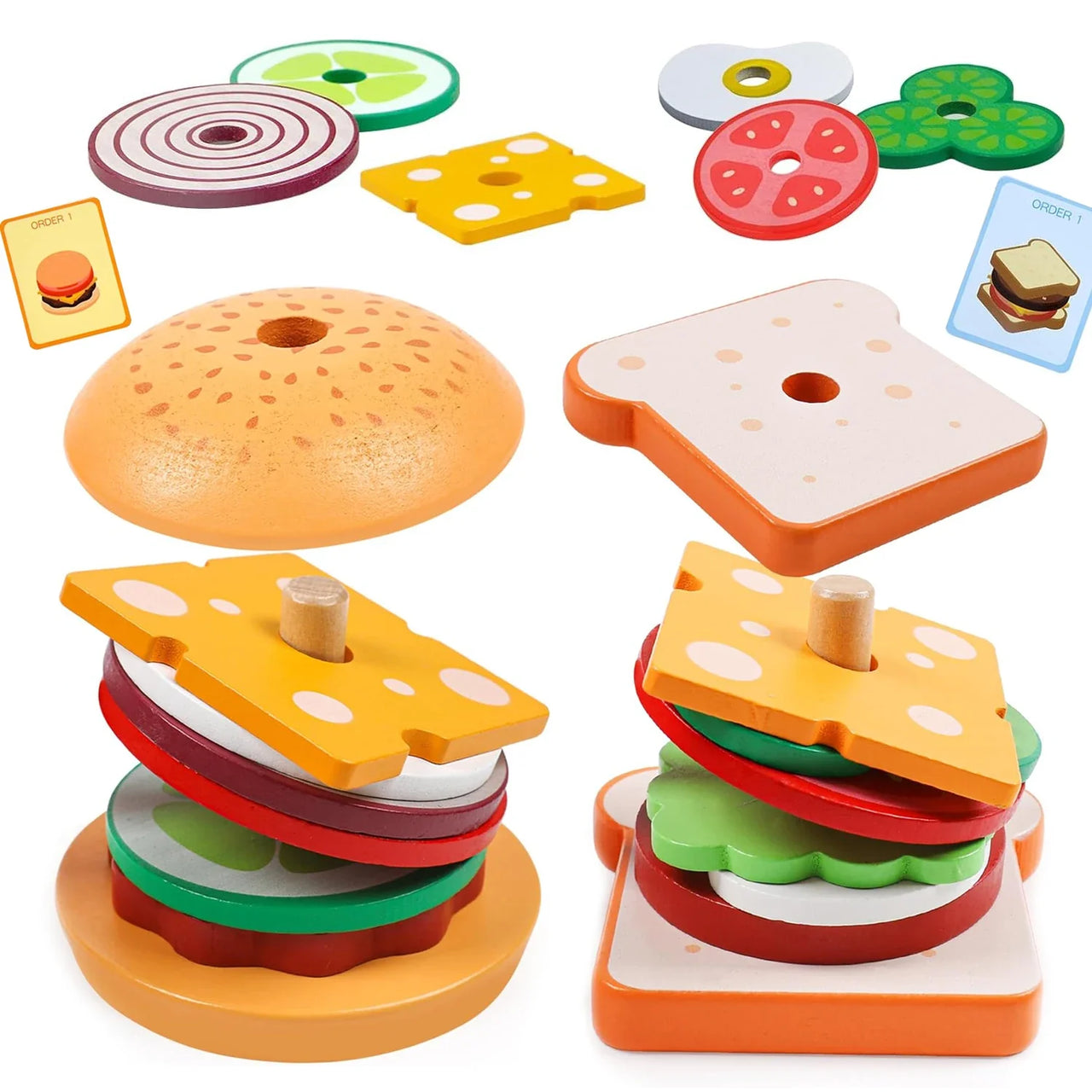 Woods™ - Stableleke - Bygg din egen sandwich